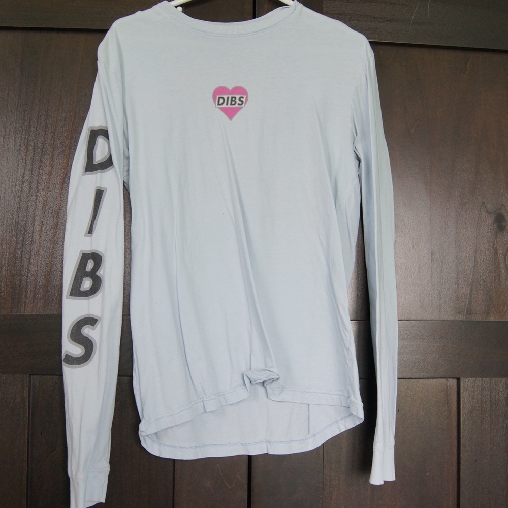 Blue and Black Long Sleeve Tees Casual Cotton